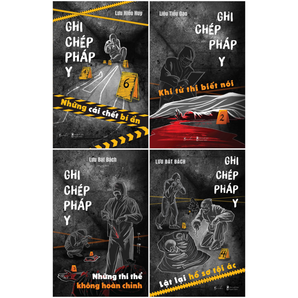Combo Sách Ghi Chép Pháp Y (Bộ 4 Cuốn)