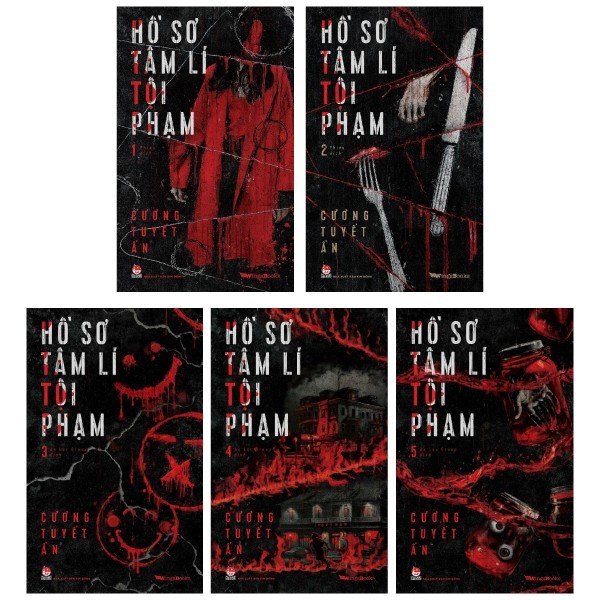 combo sách hồ sơ tâm lí tội phạm (bộ 5 tập)