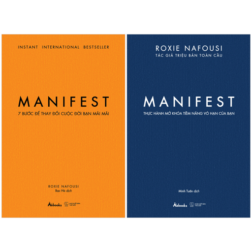 combo sách manifest - 7 bước để thay đổi cuộc đời bạn mãi mãi + thực hành mở khóa tiềm năng vô hạn của bạn (bộ 2 cuốn)
