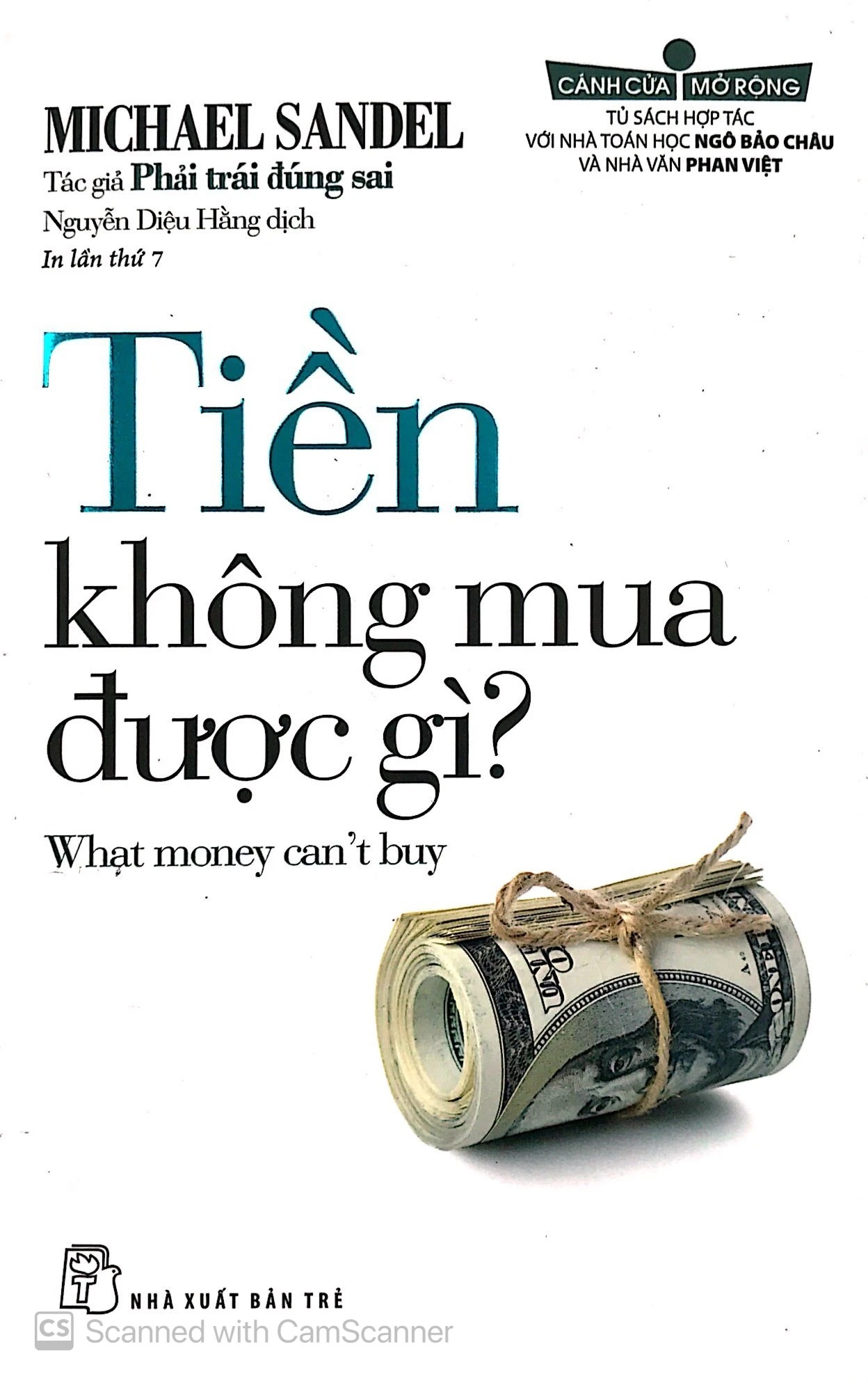 combo sách michael sandel - tiền không mua được gì? + cánh cửa mở rộng - phải trái đúng sai (bộ 2 cuốn) - Ảnh 3