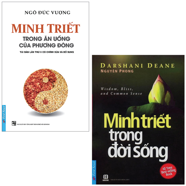 combo sách minh triết trong ăn uống của phương đông + minh triết trong đời sống (bộ 2 cuốn)
