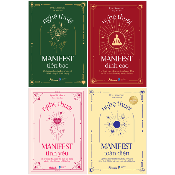 Combo Sách Nghệ Thuật Manifest - Tiền Bạc + Đỉnh Cao + Tình Yêu + Toàn Diện (Bộ 4 Cuốn)