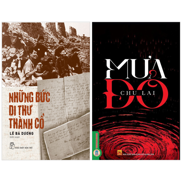 Combo Sách Những Bức Di Thư Thành Cổ + Mưa Đỏ (Bộ 2 Cuốn)