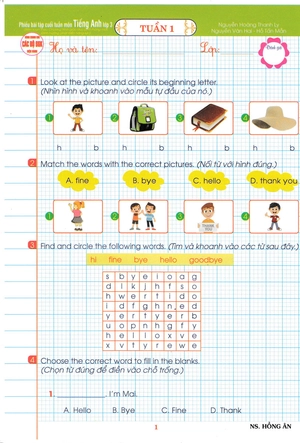 combo sách phiếu bài tập cuối tuần lớp 3 - tiếng anh + toán + tiếng việt (bộ 3 cuốn) - Ảnh 2