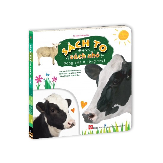 combo sách sách to ôm sách nhỏ - động vật ở nông trại + động vật ở trong rừng (dành cho trẻ từ 0-6 tuổi) (bộ 2 cuốn) - Ảnh 7