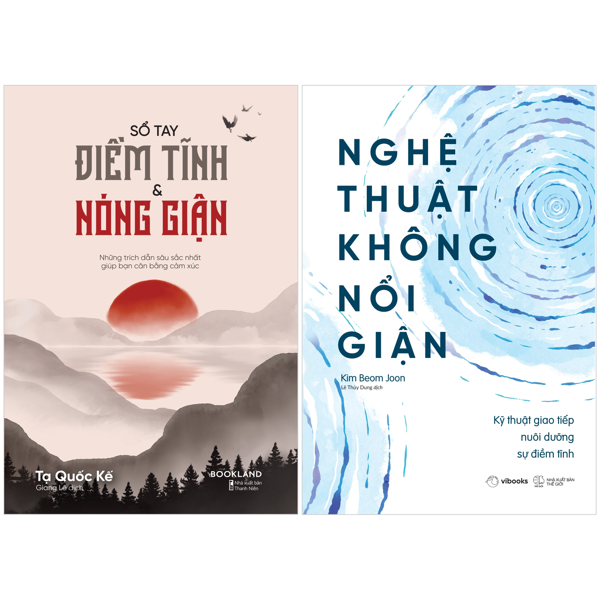 Combo Sách Sổ Tay Điềm Tĩnh Và Nóng Giận + Nghệ Thuật Không Nổi Giận (Bộ 2 Cuốn)
