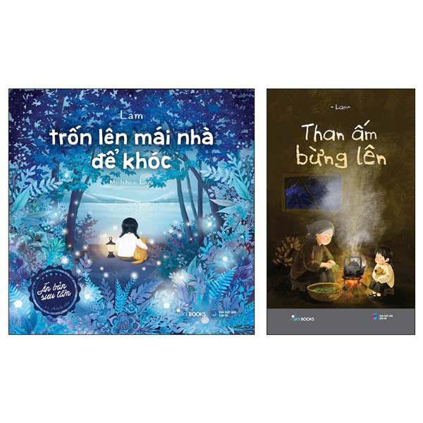 Combo Sách Than Ấm Bừng Lên + Trốn Lên Mái Nhà Để Khóc - Ấn Bản Sưu Tầm (Bộ 2 Cuốn)