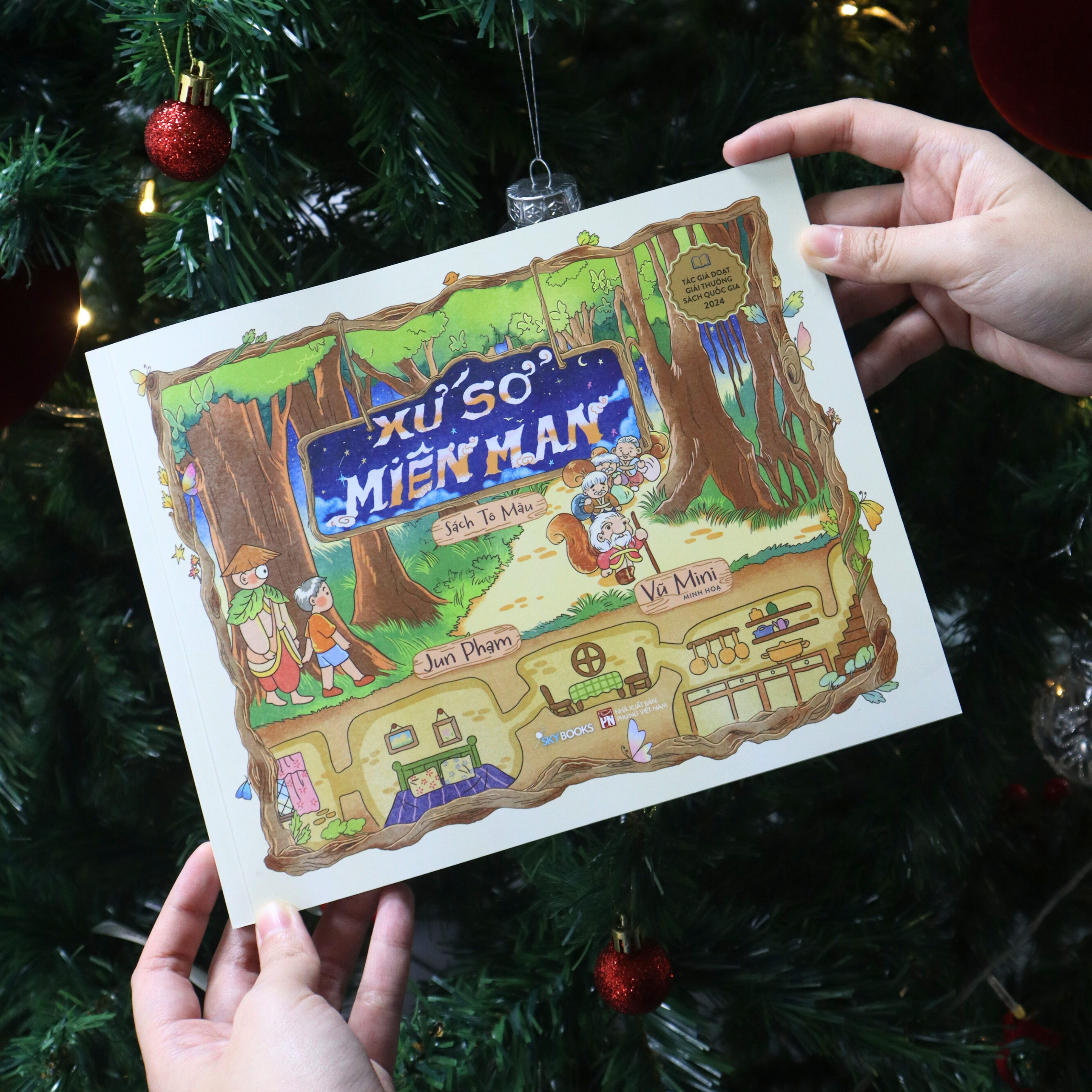 Combo Sach To Mau Xu So Mien Man + Hop 20 But Long Mau Pastel Rua Duoc Washable Fiber Pen - Ảnh 5