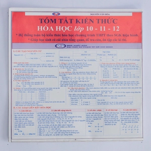 combo tóm tắt kiến thức chương trình thpt (5 tựa) - Ảnh 2