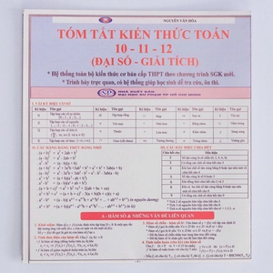 combo tóm tắt kiến thức chương trình thpt (5 tựa) - Ảnh 3