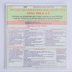 combo tóm tắt kiến thức chương trình thpt (8 môn - 10 tựa) - Ảnh 9