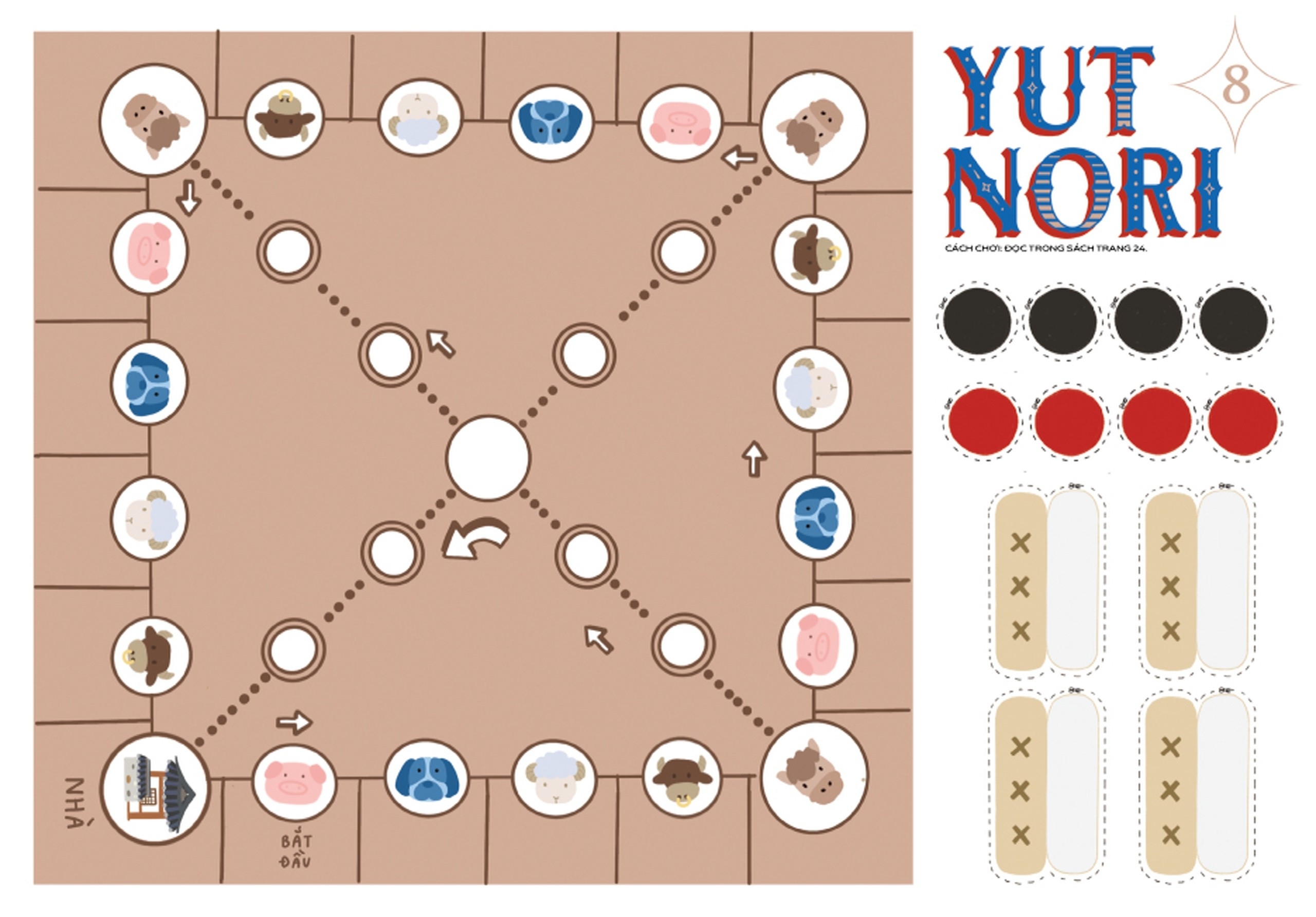 combo vòng quanh thế giới board game - sách độc quyền fahasa + thẻ bài ma sói character việt hóa - Ảnh 7