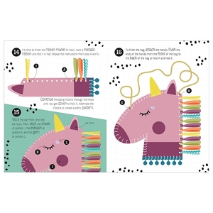 come alive sew a unicorn bag - Ảnh 4