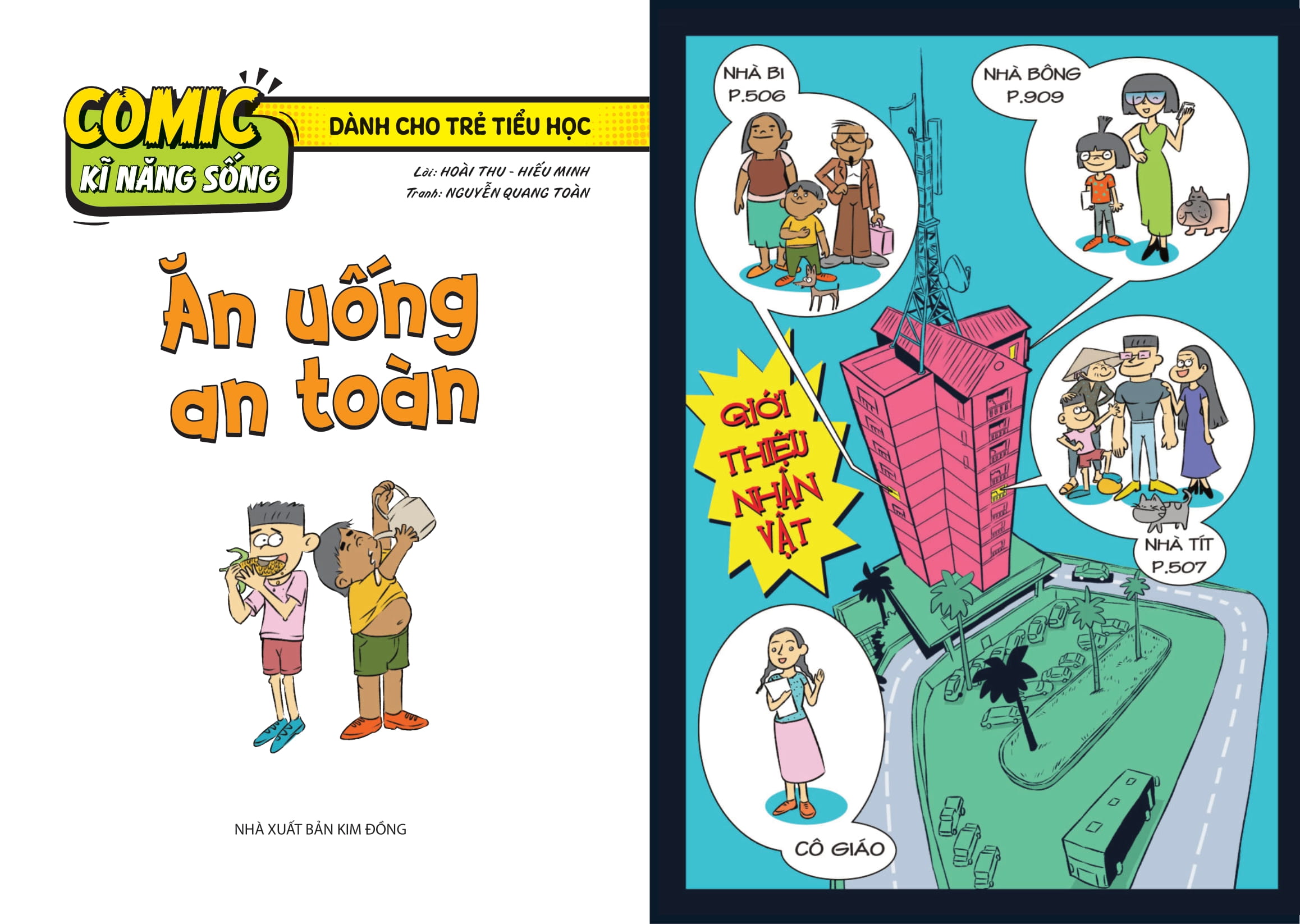 comic kĩ năng sống - dành cho trẻ tiểu học - ăn uống an toàn - Ảnh 3