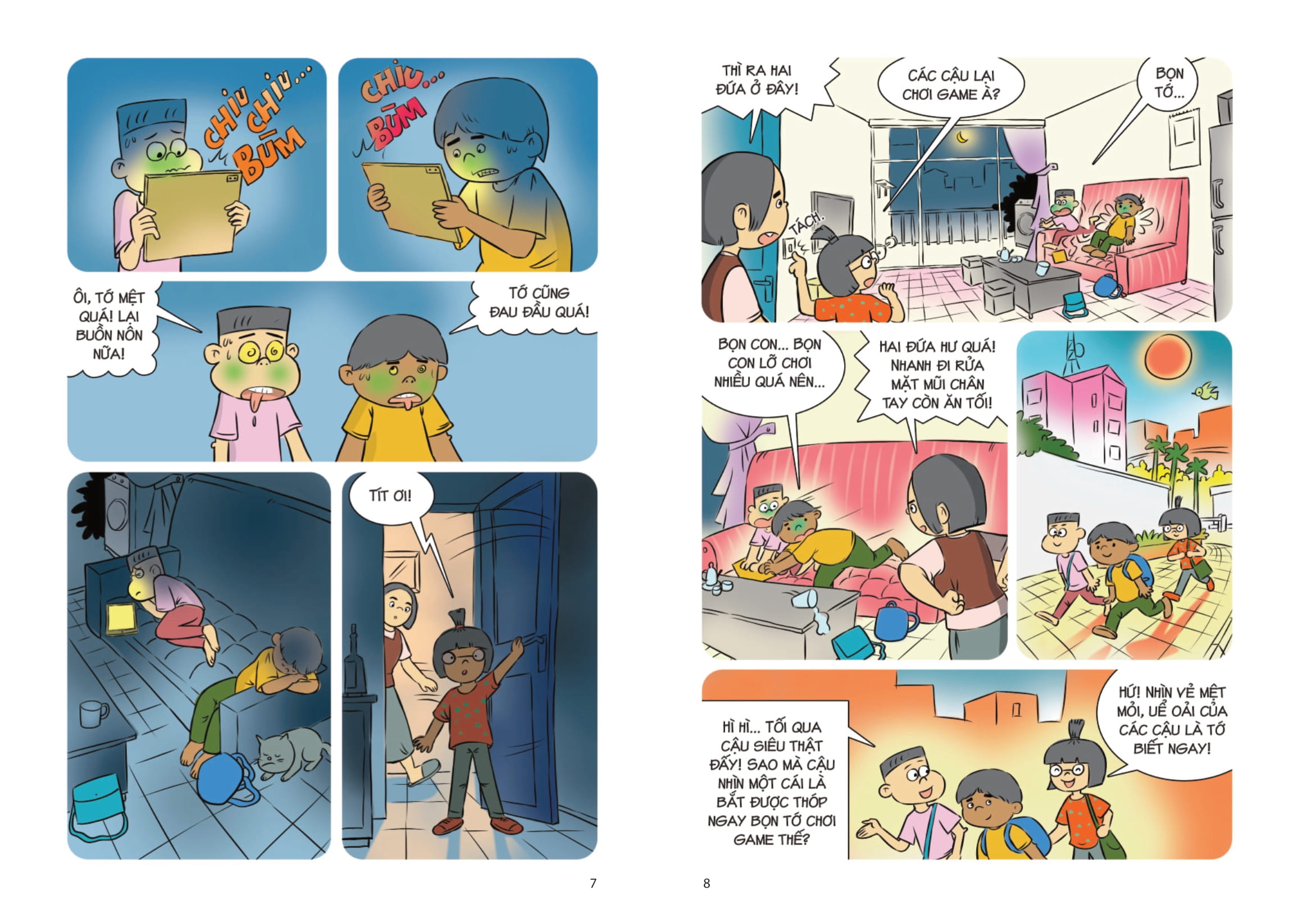 Comic Kĩ Năng Sống - Dành Cho Trẻ Tiểu Học - Dùng Internet An Toàn - Ảnh 6