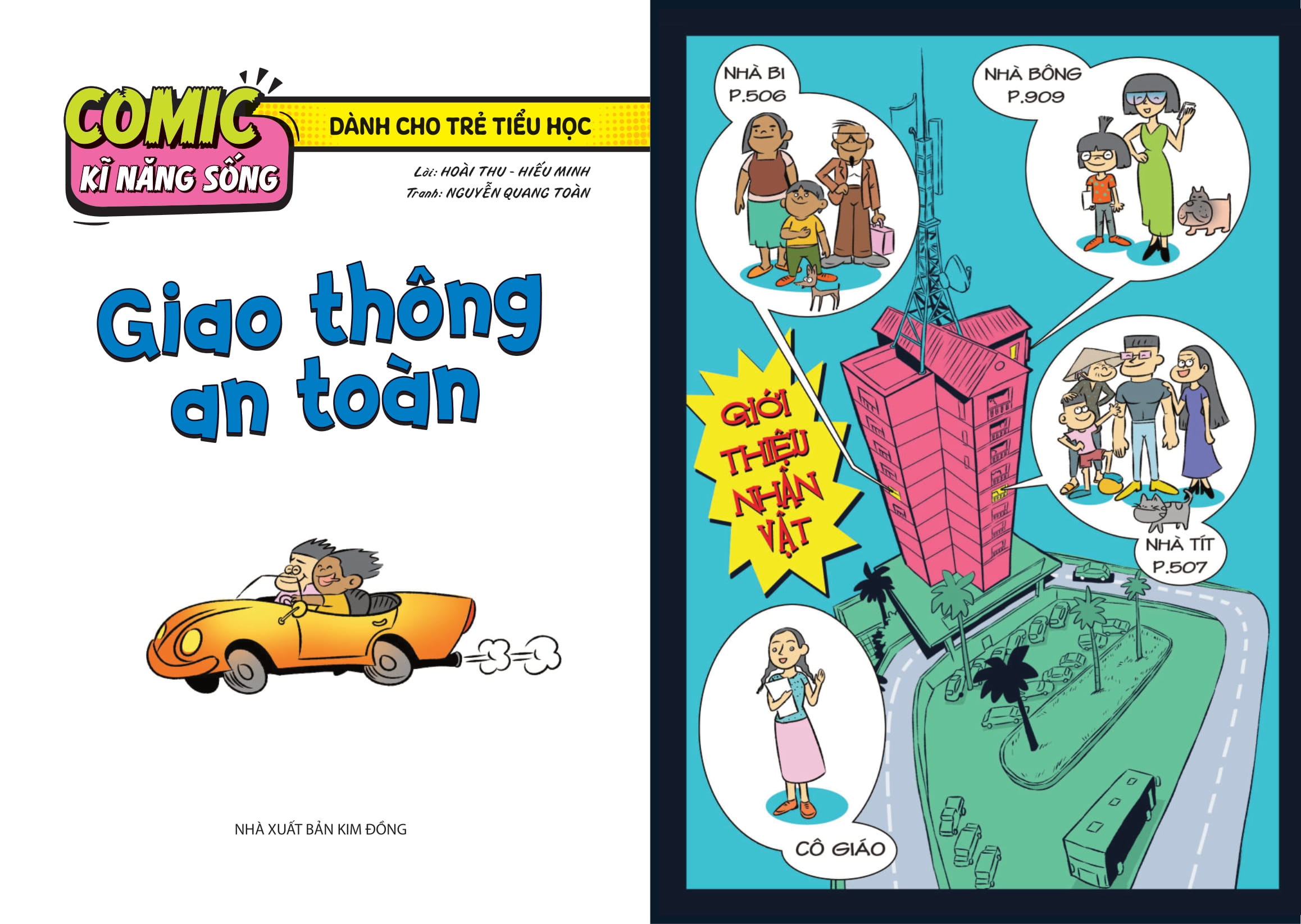 comic kĩ năng sống - dành cho trẻ tiểu học - giao thông an toàn - Ảnh 3