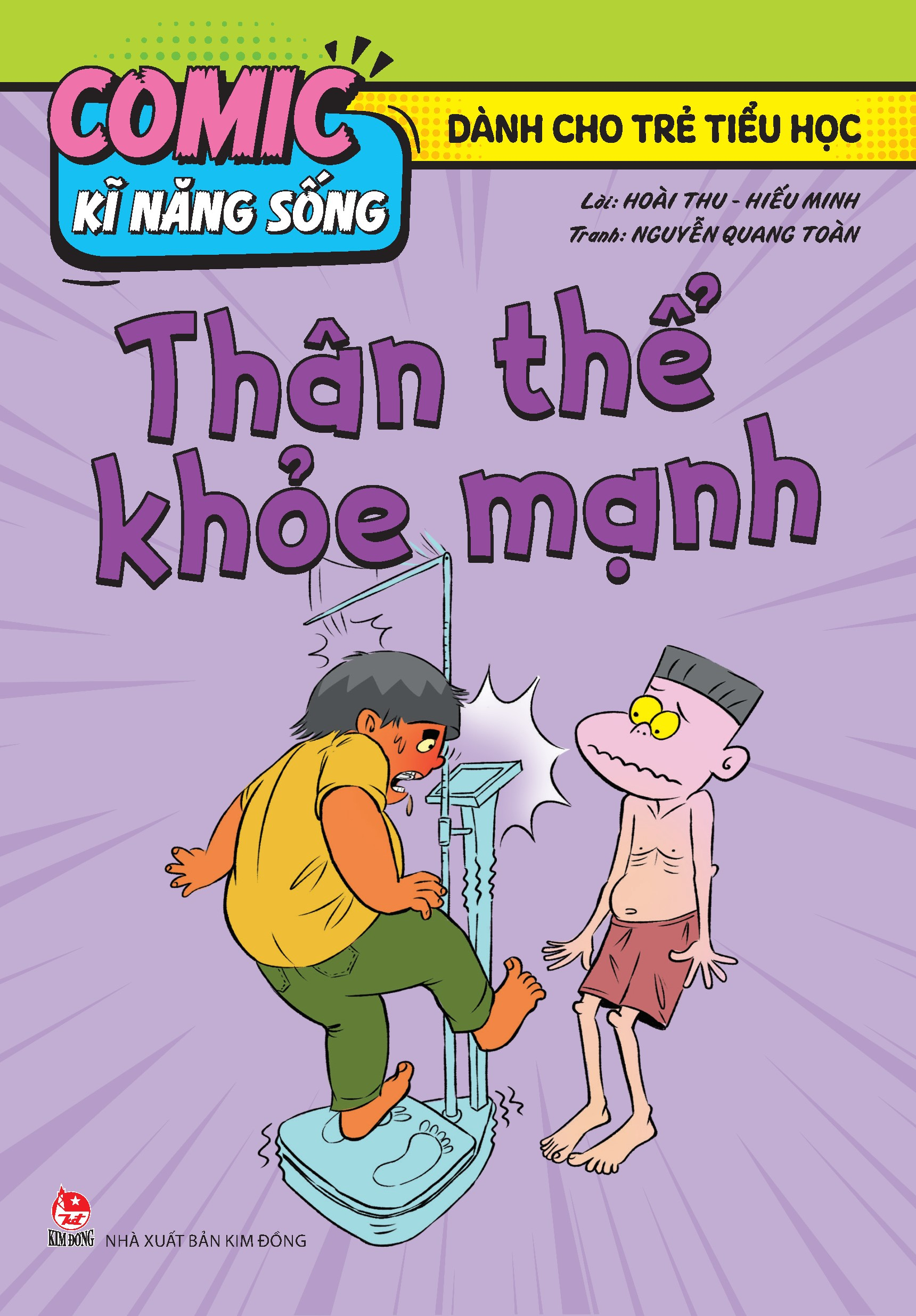 comic kĩ năng sống - dành cho trẻ tiểu học - thân thể khỏe mạnh - Ảnh 2