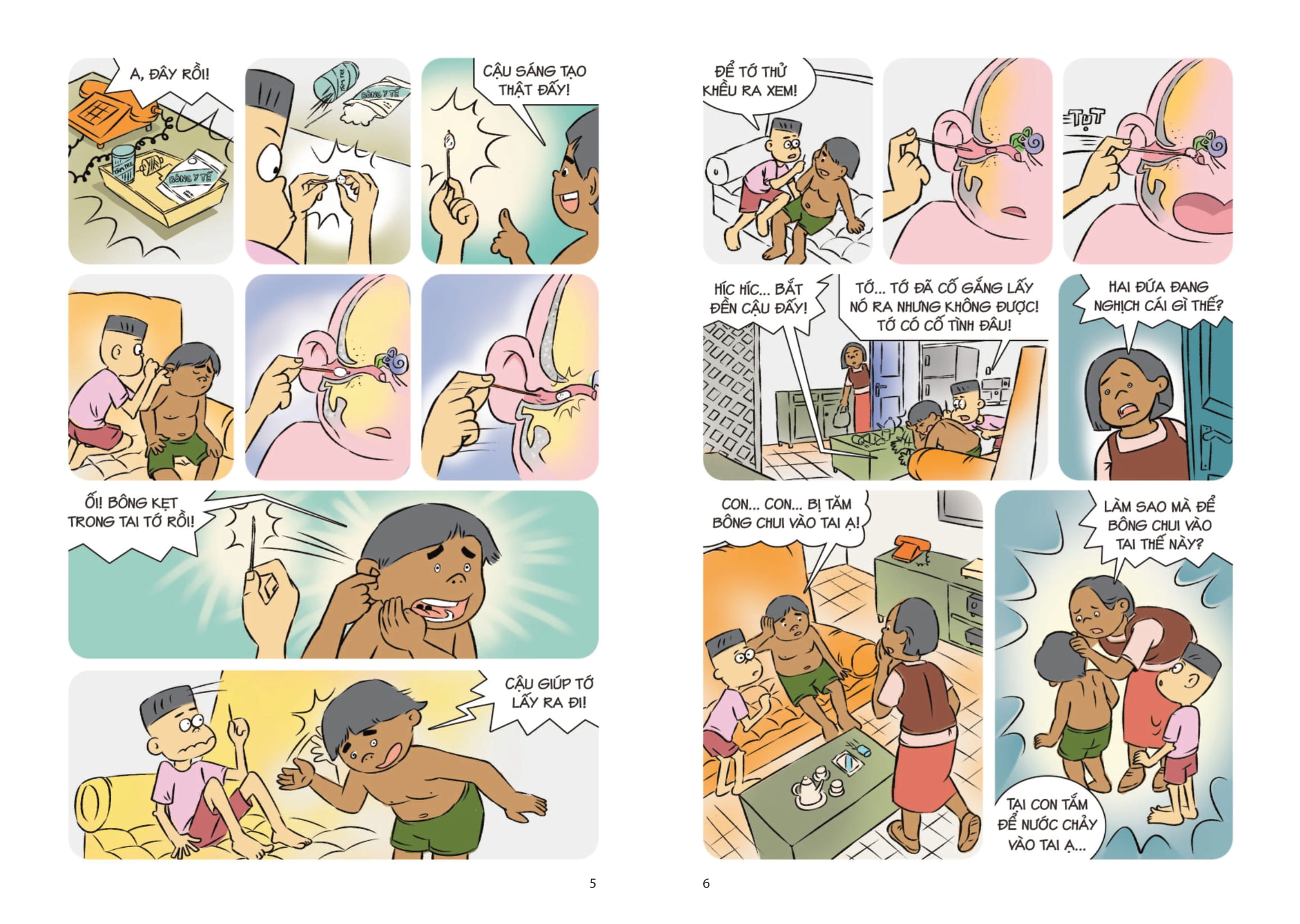 comic kĩ năng sống - dành cho trẻ tiểu học - thân thể khỏe mạnh - Ảnh 5