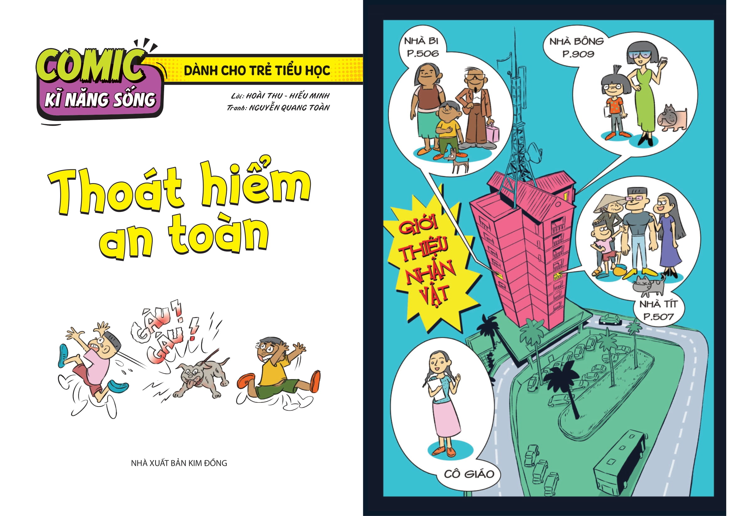 Comic Kĩ Năng Sống - Dành Cho Trẻ Tiểu Học - Thoát Hiểm An Toàn - Ảnh 3