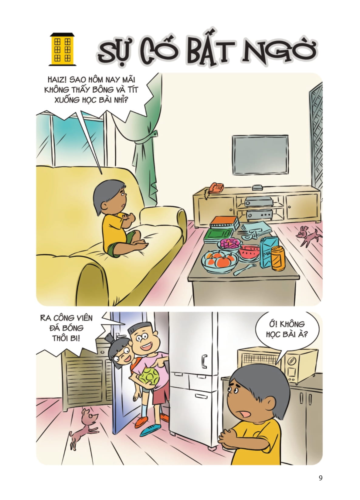 Comic Kĩ Năng Sống - Dành Cho Trẻ Tiểu Học - Thoát Hiểm An Toàn - Ảnh 7