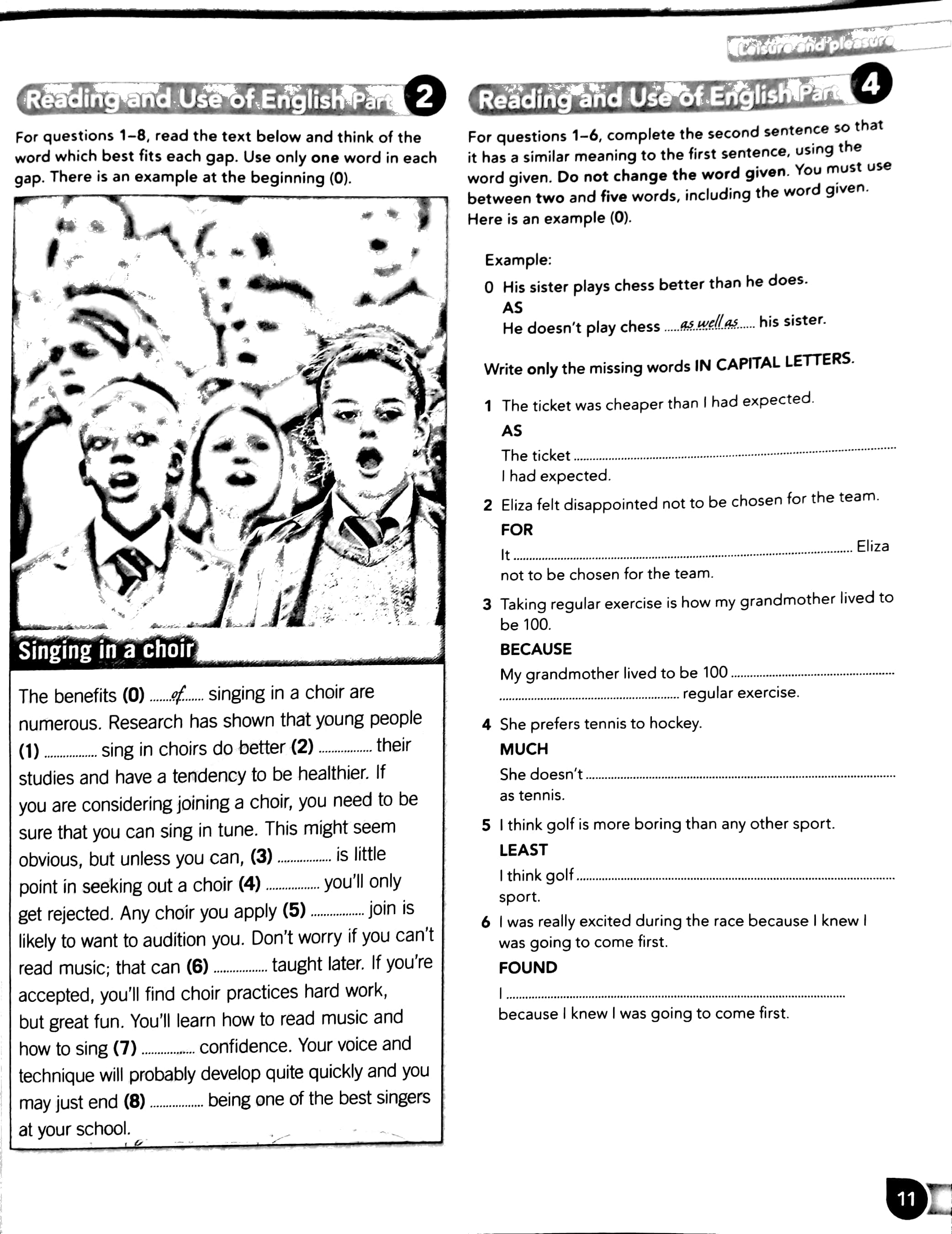 complete first for schools workbook with answers with audio cd - Ảnh 9