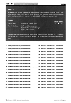 complete toeic listening comprehension (kèm mp3) - Ảnh 14
