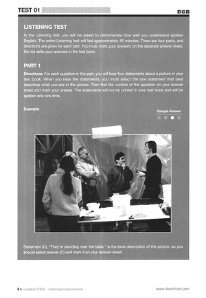 complete toeic listening comprehension (kèm mp3) - Ảnh 8