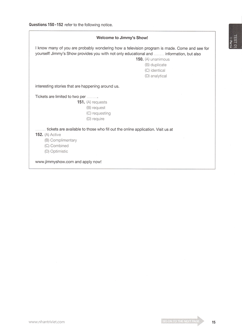 complete toeic reading comprehension - Ảnh 10