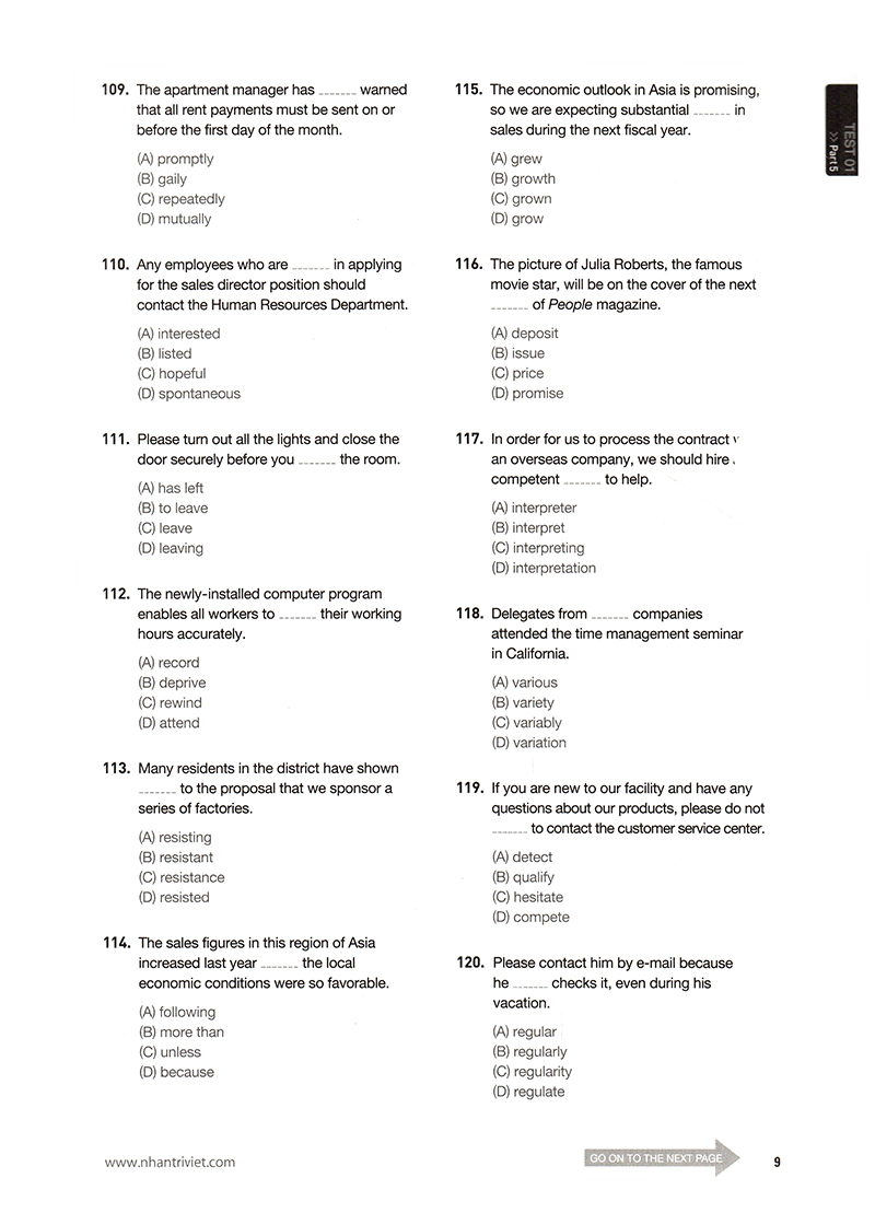 complete toeic reading comprehension - Ảnh 4