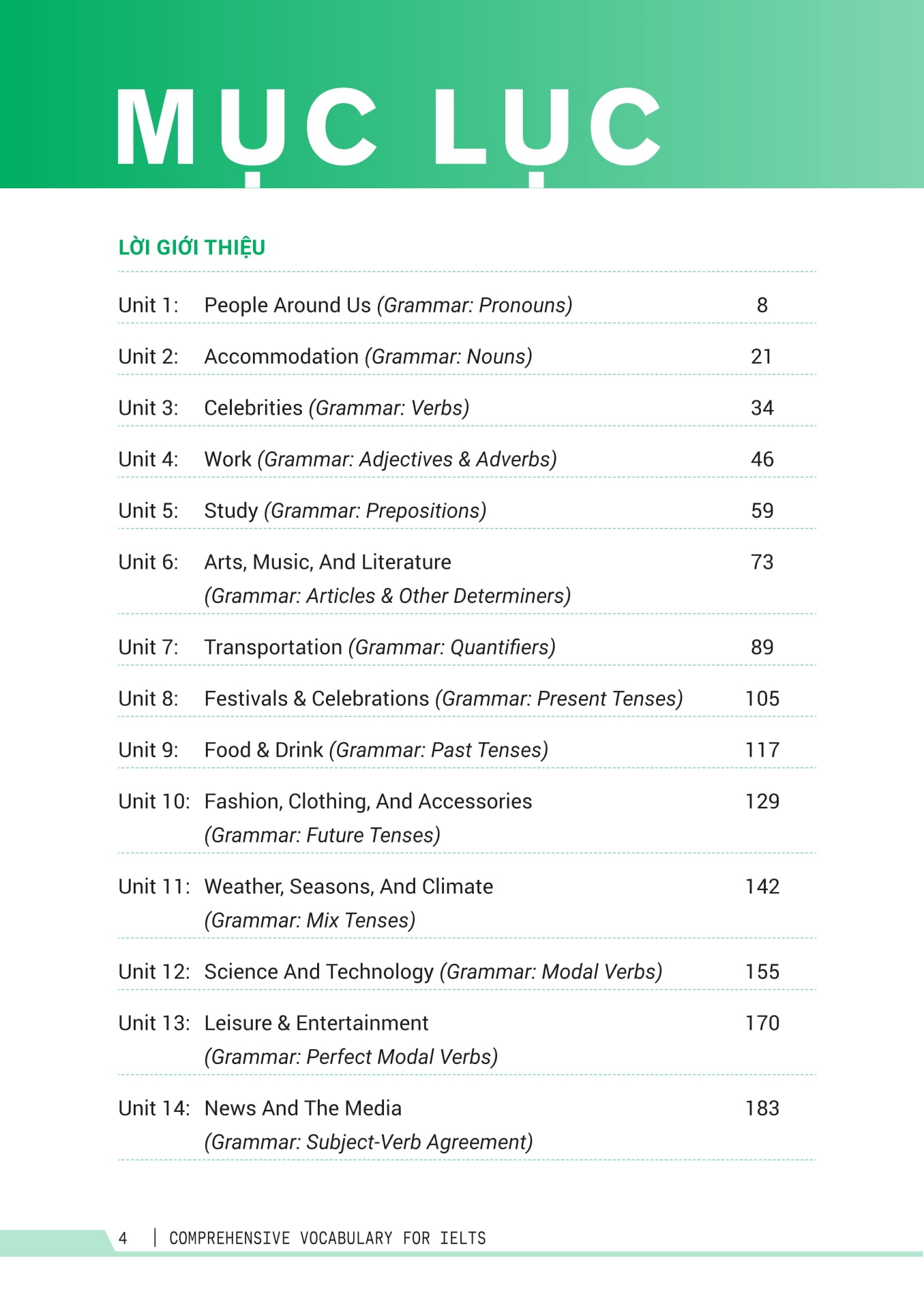 Comprehensive Vocabulary For IELTS - Từ Vựng Toàn Diện Luyện Thi IELTS - Ảnh 3