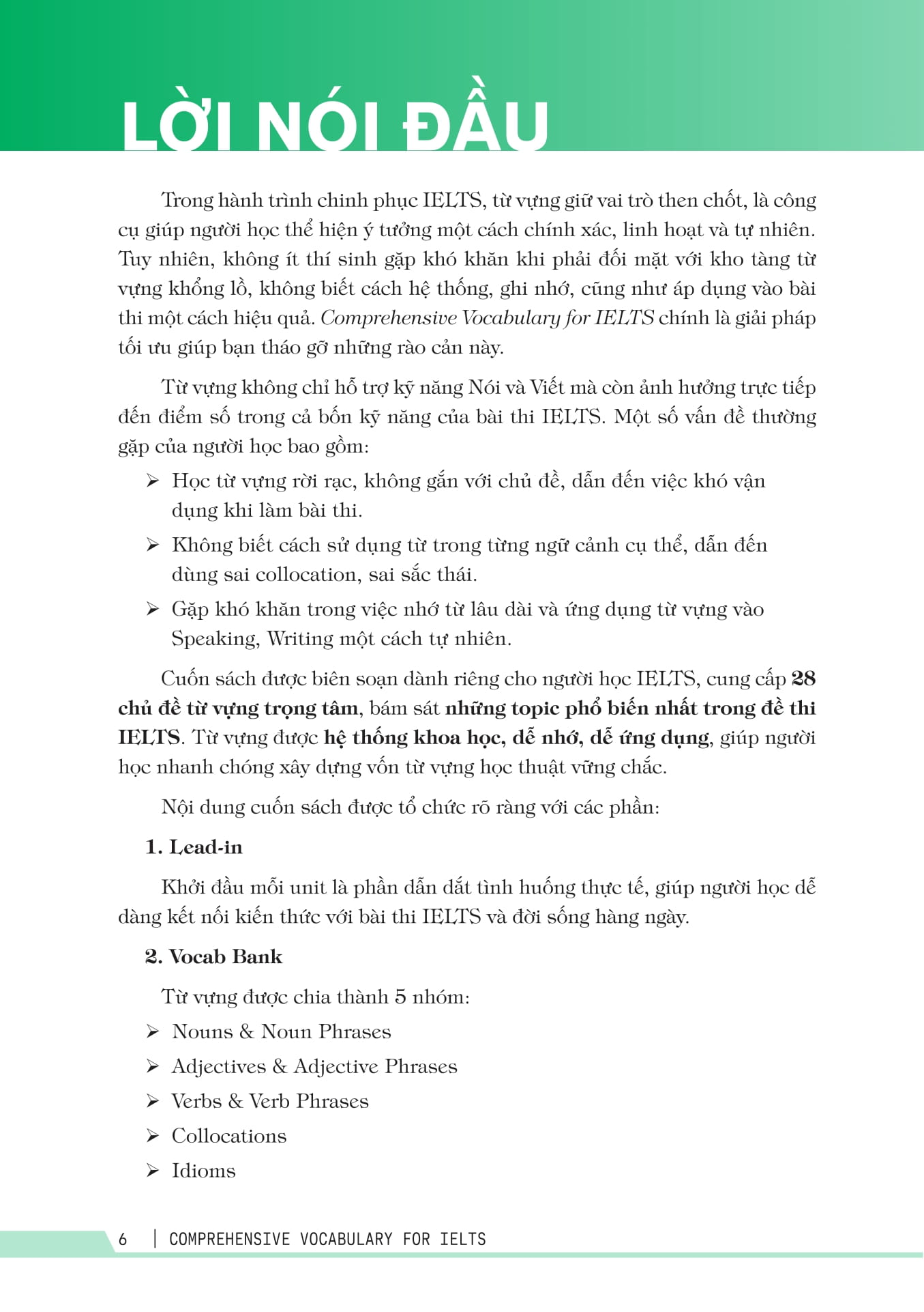 Comprehensive Vocabulary For IELTS - Từ Vựng Toàn Diện Luyện Thi IELTS - Ảnh 5