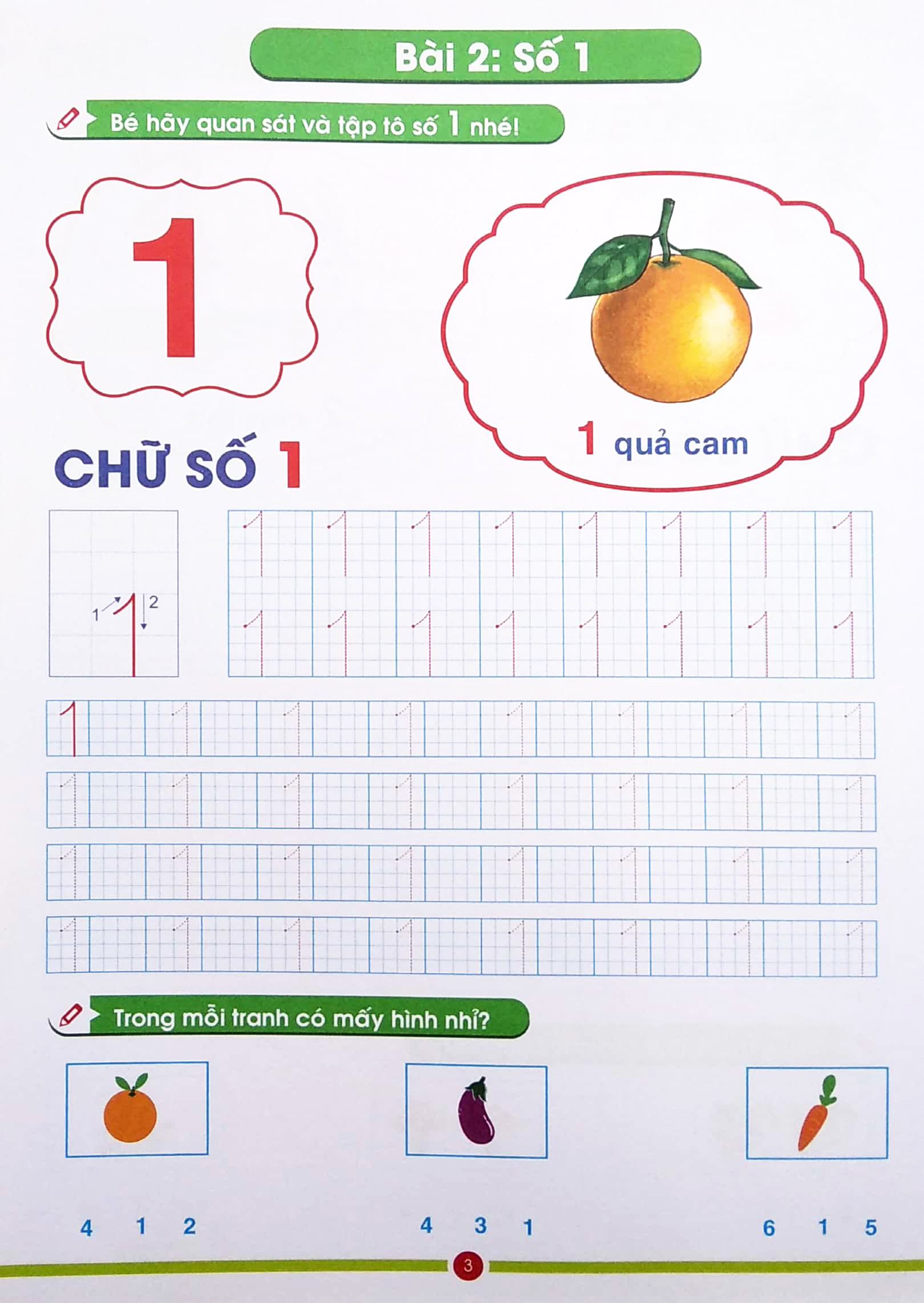 con chuẩn bị vào lớp 1 - bé làm quen với chữ số - Ảnh 4