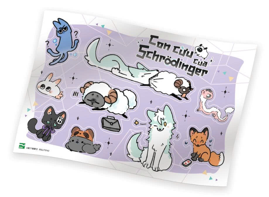 Bộ Con Cừu Của Schrödinger - Tập 1 - Bản Sưu Tầm - Tặng Kèm Bookmark Hai Mặt + Móc Khóa Acrylic + Clear Card + Sticker - Ảnh 6
