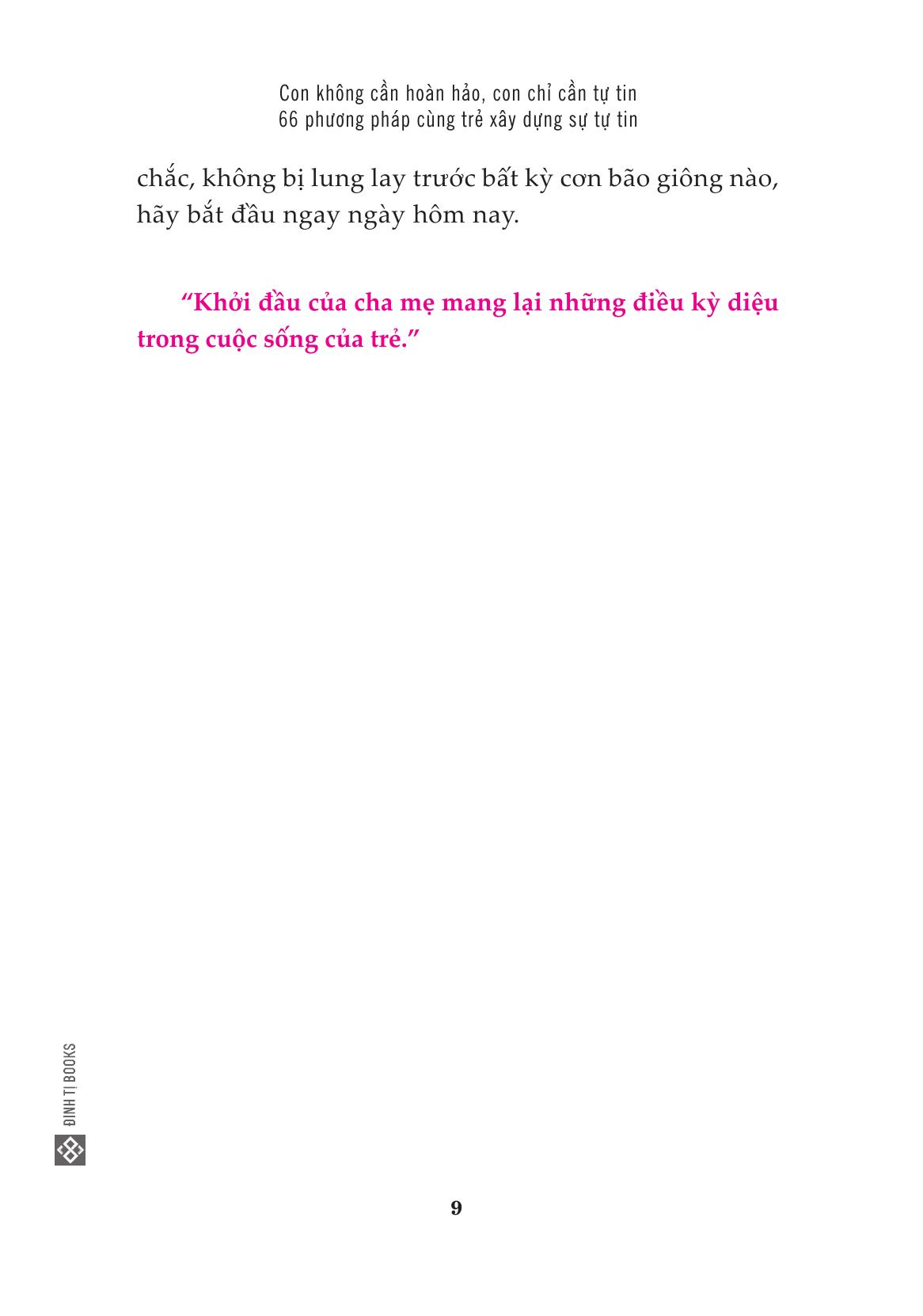con không cần hoàn hảo, con chỉ cần tự tin - 66 phương pháp cùng trẻ xây dựng sự tự tin - Ảnh 10