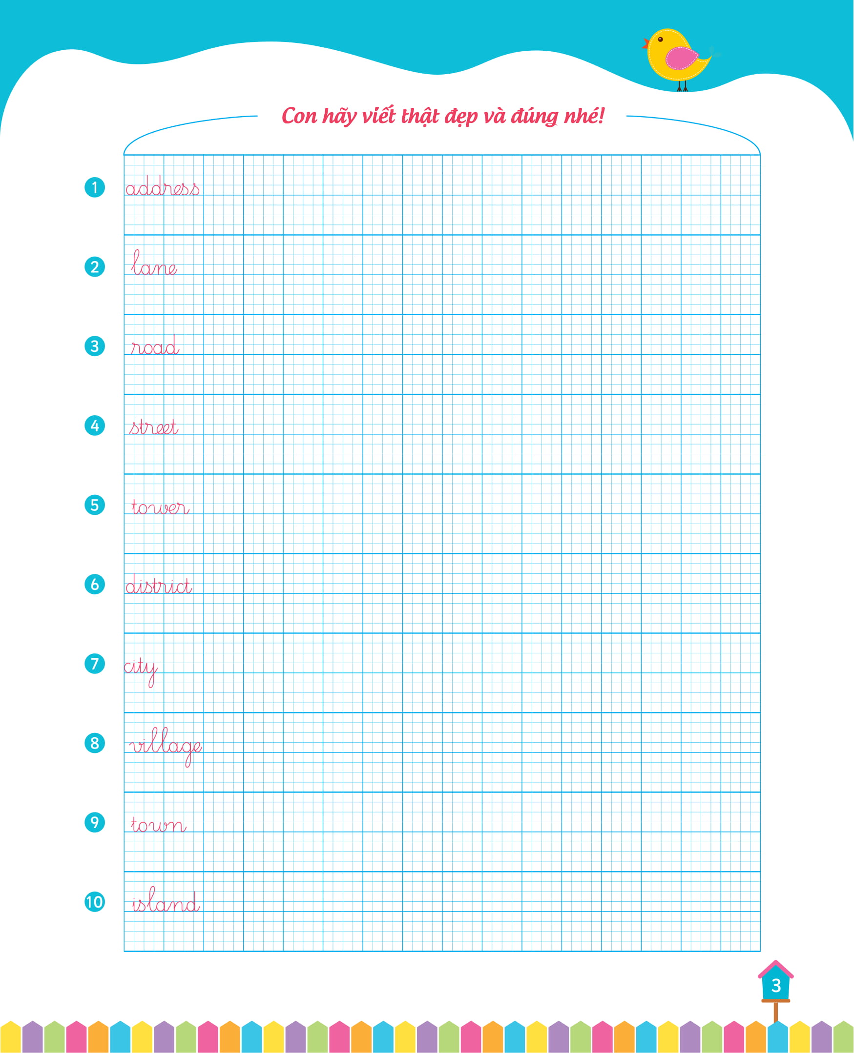 con luyện viết - con nhớ từ - từ vựng tiếng anh lớp 5 - Ảnh 4