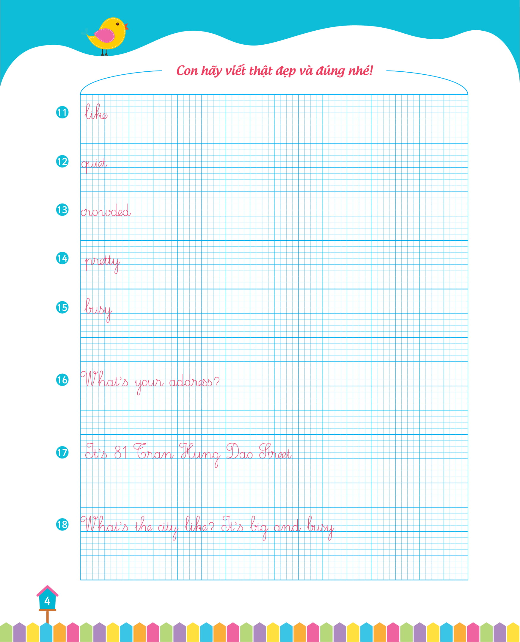 con luyện viết - con nhớ từ - từ vựng tiếng anh lớp 5 - Ảnh 5