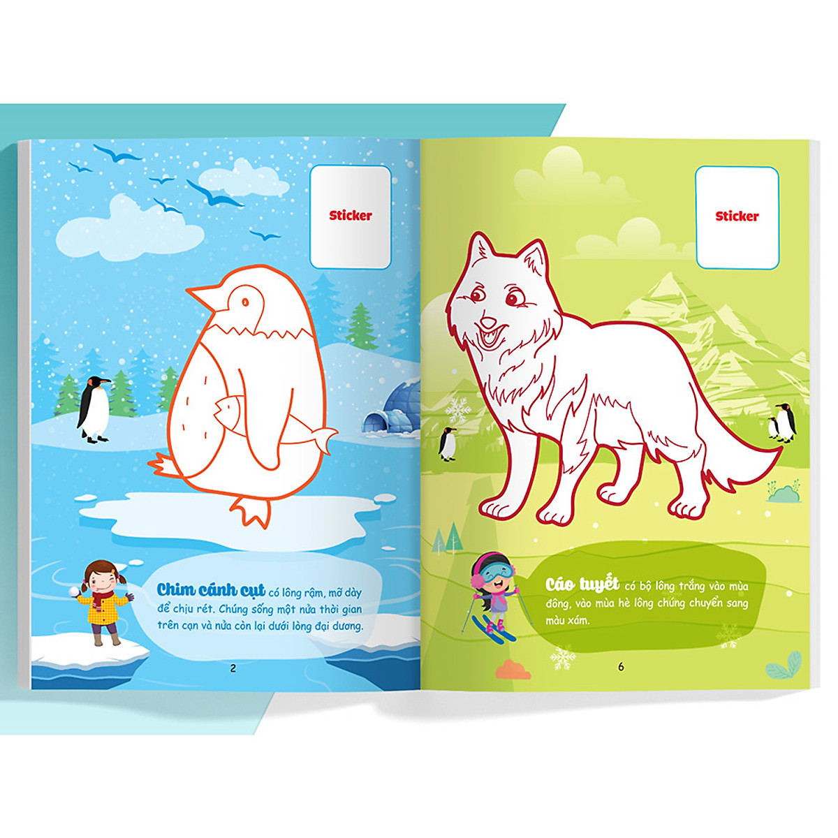 con tô màu - thám hiểm bắc cực - Ảnh 3