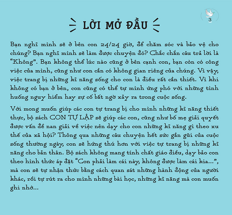 con tự lập - chuyện nhỏ như con thỏ - Ảnh 5