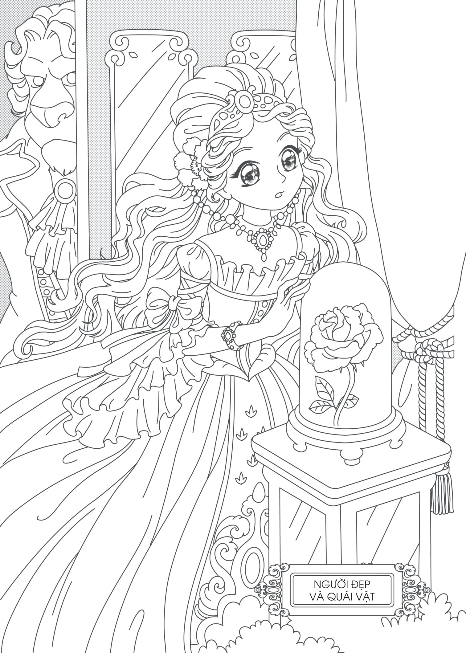 công chúa cổ tích_tô màu công chúa - Ảnh 6