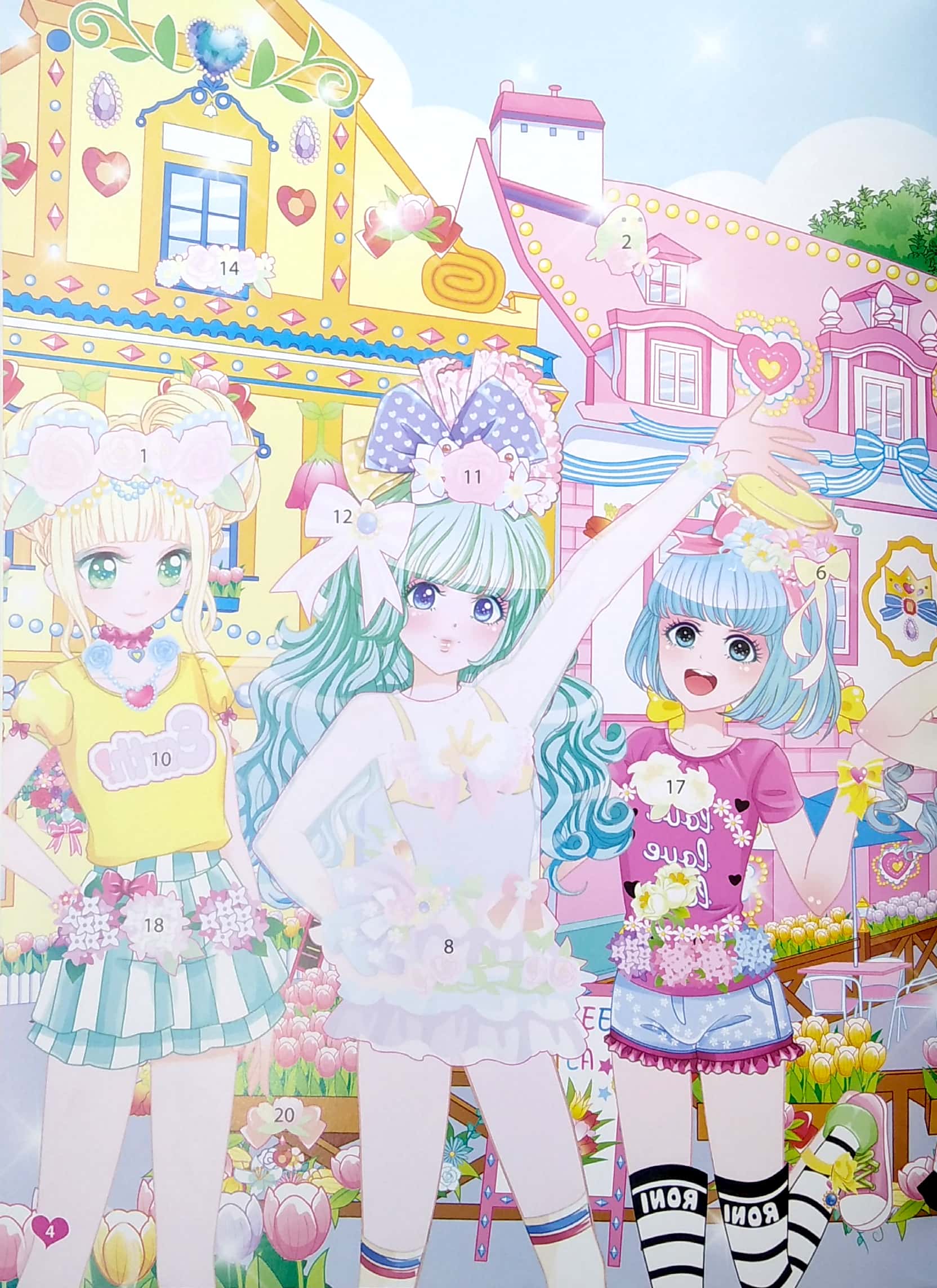 công chúa vương quốc hoa - 1000 hình dán trang phục công chúa - công chúa hoa lan (tái bản) - Ảnh 2