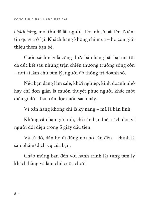 Công Thức Bán Hàng Bất Bại - Ảnh 7