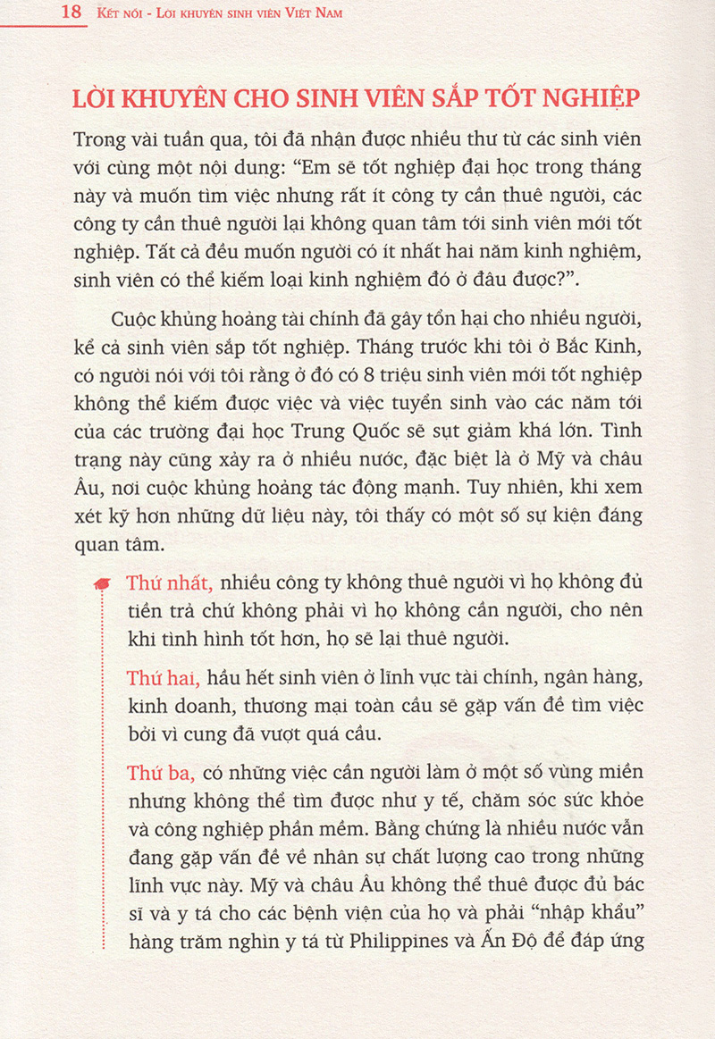 connection - kết nối - lời khuyên sinh viên việt nam (tái bản 2021) - Ảnh 12