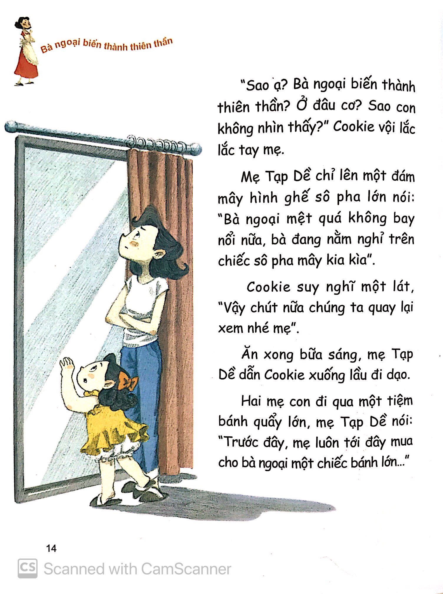 cookie và mẹ tạp dề - bà ngoại biến thành thiên thần - Ảnh 10