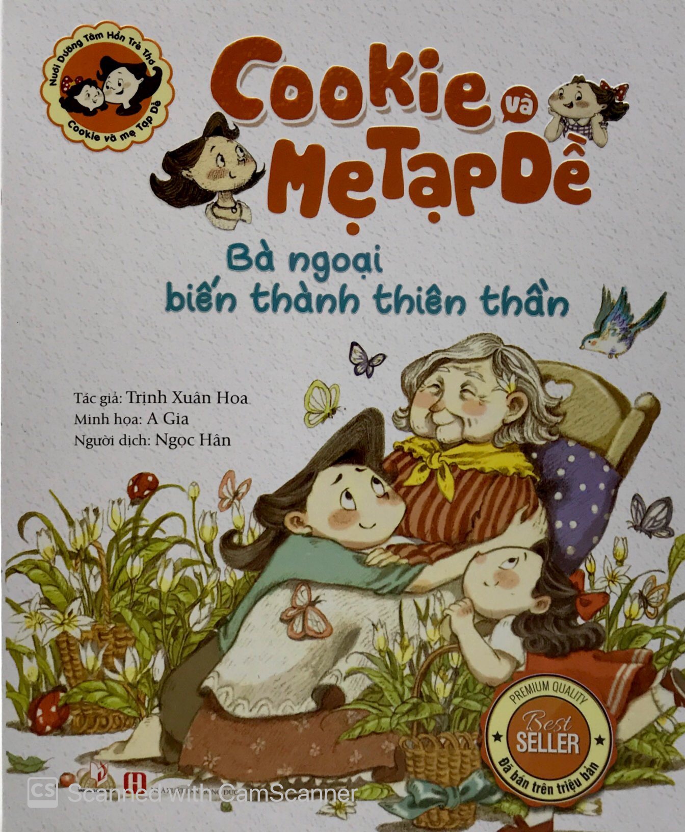 cookie và mẹ tạp dề - bà ngoại biến thành thiên thần - Ảnh 2