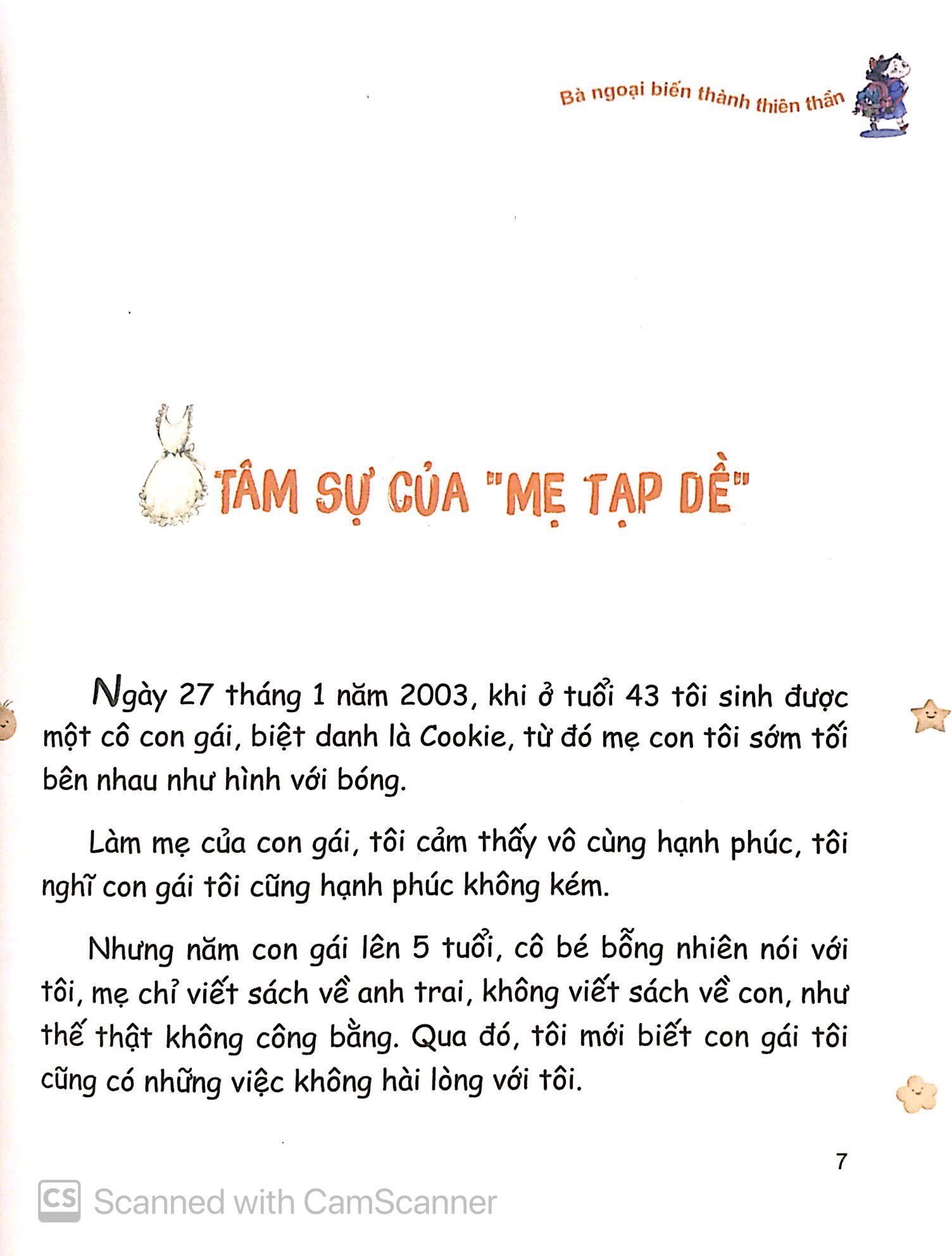 cookie và mẹ tạp dề - bà ngoại biến thành thiên thần - Ảnh 4