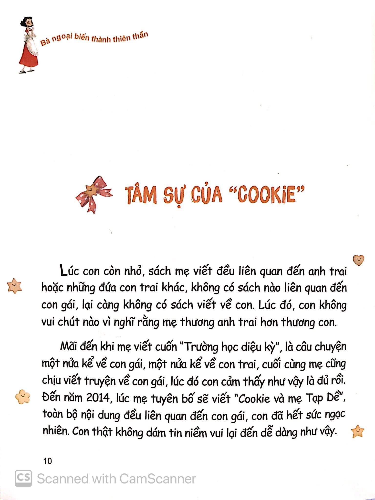 cookie và mẹ tạp dề - bà ngoại biến thành thiên thần - Ảnh 7