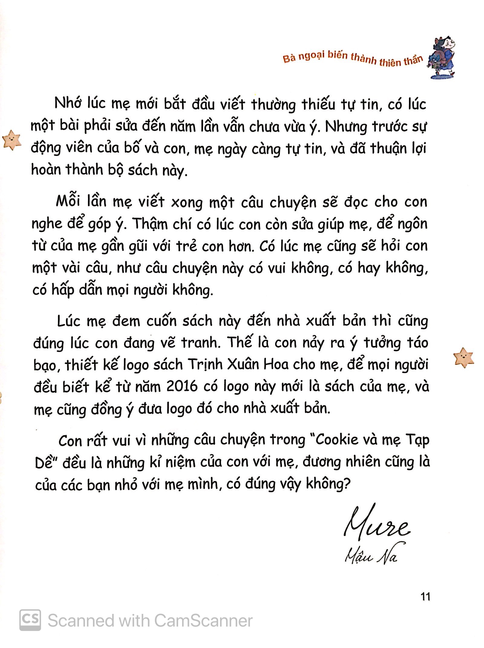 cookie và mẹ tạp dề - bà ngoại biến thành thiên thần - Ảnh 8