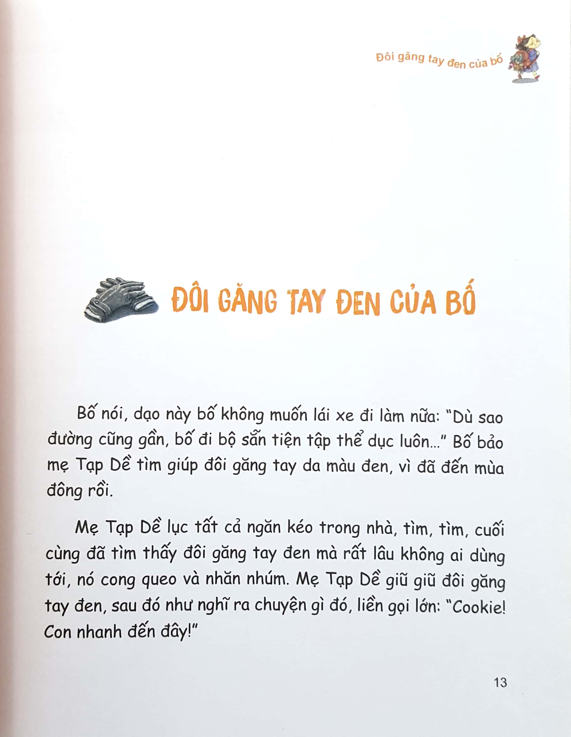 cookie và mẹ tạp dề - đôi găng tay đen của bố - Ảnh 4