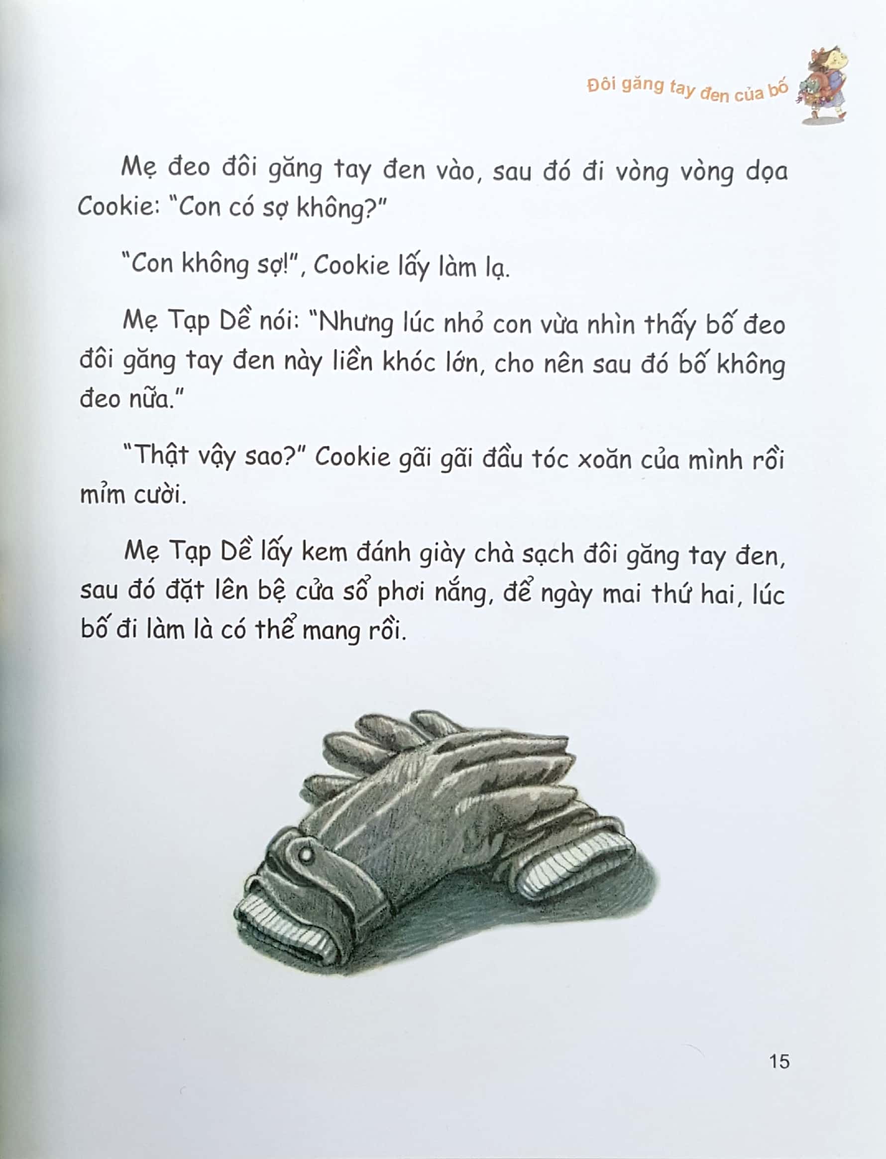 cookie và mẹ tạp dề - đôi găng tay đen của bố - Ảnh 6