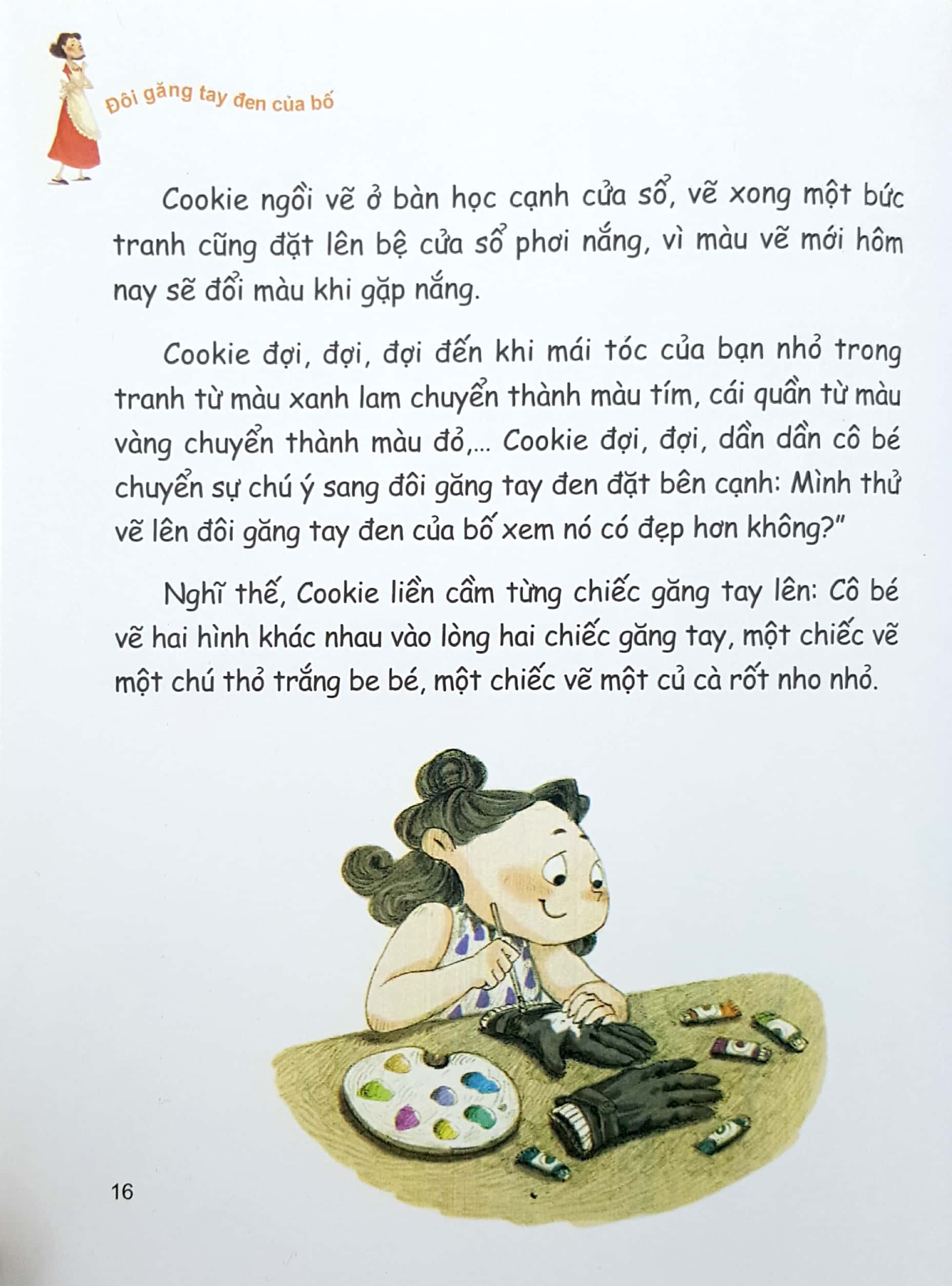 cookie và mẹ tạp dề - đôi găng tay đen của bố - Ảnh 7
